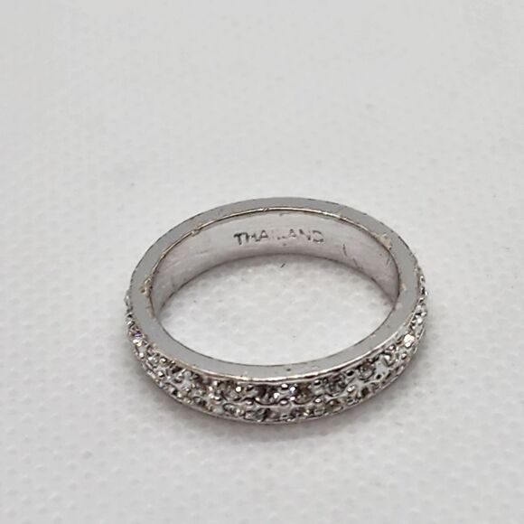 Joan Rivers Silver Tone & CZ Ring (6) - Picture 5 of 8